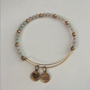Gold and Silver Beaded Bracelet